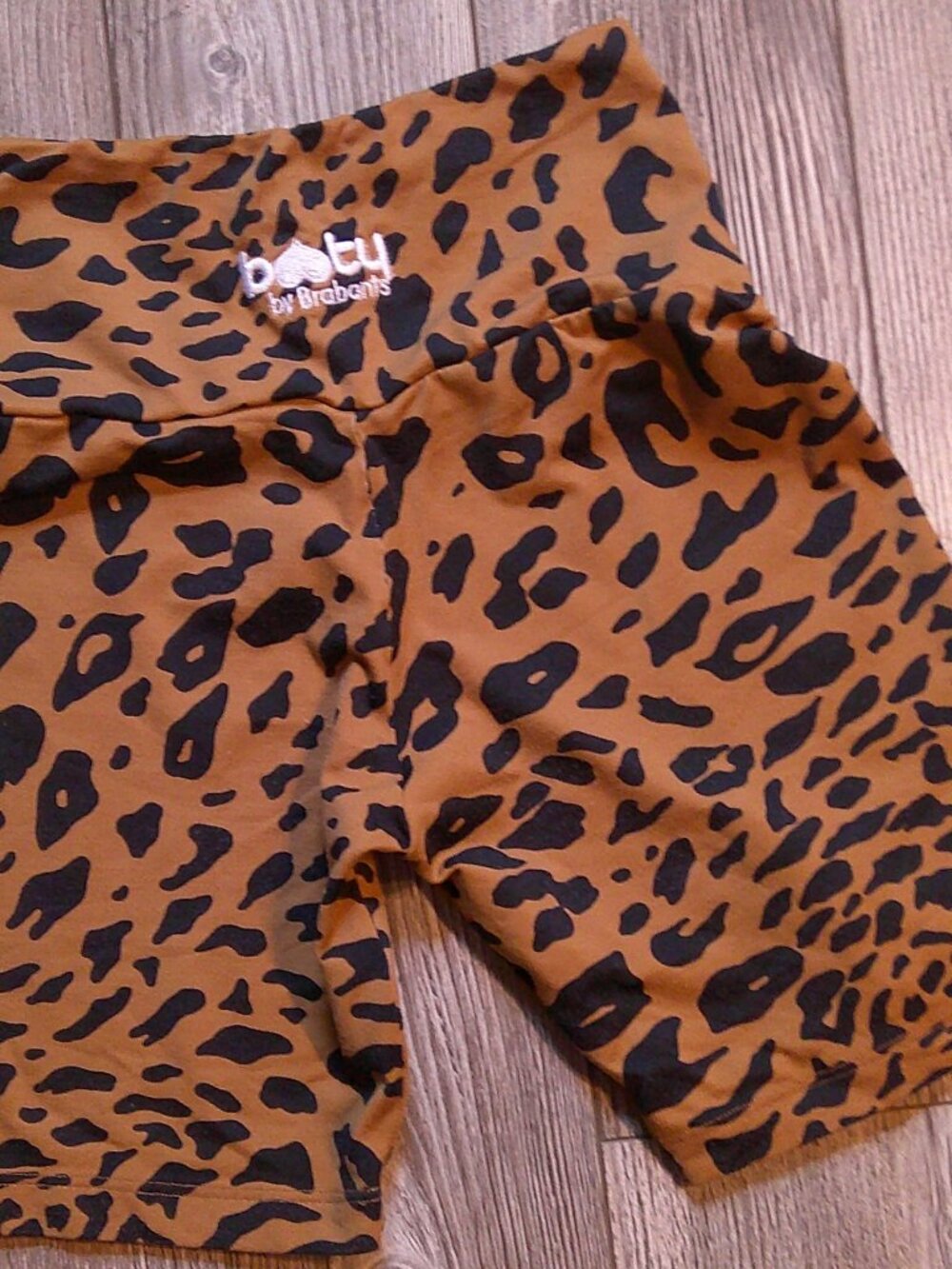 "Booty by Brabants" Leopard Print Super Sculpting Hi-Waist Sport SHORTS (XS-L)